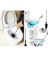  Toilet Plunger, Piston Type Toilet Clog Remover,Flexible Rubber Head St - £12.03 GBP