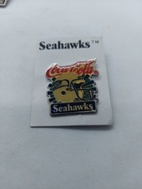 NFL Seatle Seahawks Coca Cola Helmet Pin - $9.89