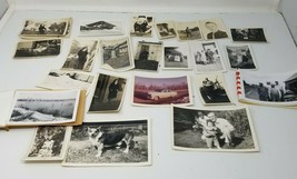 Photographs Grizzly Bear Paul Bunyan Travel Dogs Iowa Vintage 1950s Snapshot  - £14.85 GBP