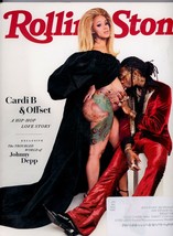 Rolling Stone July 2018 - Large Format! - Cardi B &amp; Offset, Johnny Depp, More! - £14.99 GBP