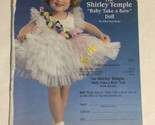 vintage Shirley Temple Baby Doll Order Form Print Ad  Advertisement pa1 - £5.50 GBP