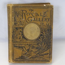 The Royal Gallery Of Poetry And Art 1887 Antique Book Cloth HC Illustrations - £30.71 GBP