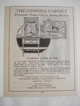 1924 Ad National Sewing Machine Company  Console Cabinet, John Wanamaker, Phil. - £6.25 GBP