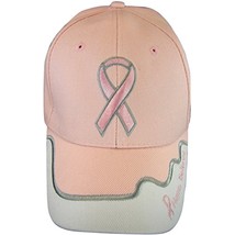Breast Cancer Awareness BCA Pink Ribbon Baseball Cap (Pink-Hope) - £12.02 GBP