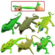 Lizards Toys,9-Inch Rubber Lizard Set(6 Packs),Super Stretches Material Tpr,With - $26.48