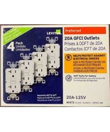 Leviton 20 Amp 125-Volt Duplex Self-Test Slim GFCI Outlet, White (4-Pack) - $94.76 CAD