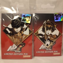 Persona 5 Royal Joker &amp; Makoto Nijima Limited Edition Enamel Pins Bundle Set - £21.57 GBP