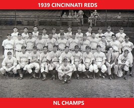1939 CINCINNATI REDS 8X10 TEAM PHOTO BASEBALL MLB PICTURE LEAGUE CHAMPS - $4.94