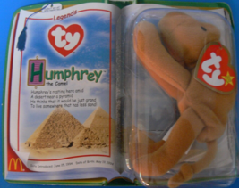 Humphrey the Camel 1995 McDonalds Teenie Beanie Baby 2000 Retired Ty Legends - £14.70 GBP