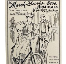 Shattuck Bicycles March Davis Admiral 1897 Advertisement Victorian ADBN1LLL - £11.78 GBP