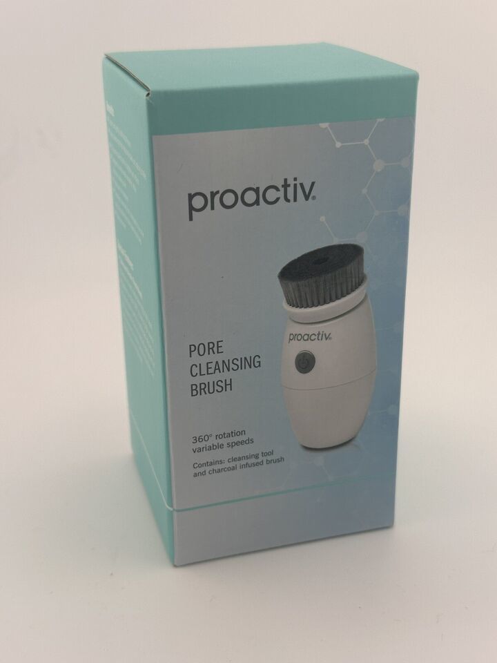 Proactiv PORE CLEANSING BRUSH Charcoal Infused Face Brush 360 Rotation - NEW - $9.89