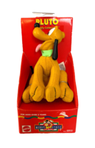 Rare Mattel Mickey&#39;s Stuff For Kids Pluto Cuddly Collectible Figure, New - £11.76 GBP