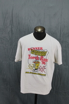 Vintage Graphic T-shirt - Sakatchewan Law Enforcement Relay 1996 - Men&#39;s XL - £27.73 GBP