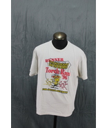 Vintage Graphic T-shirt - Sakatchewan Law Enforcement Relay 1996 - Men's XL - £27.68 GBP