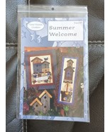 Summer Welcome Birdhouse Quilted Wall Hanging Pattern Timid Thinble Crea... - £5.79 GBP