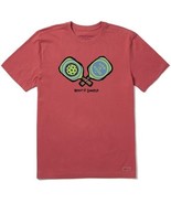 Life is Good Men&#39;s Medium Keep It Simple Pickleball Crusher Tee - $290.92 MXN