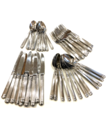 48 PC Continental Cambridge Glossy 18/10 Stainless Flatware - $380.84 CAD