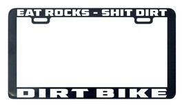 Dirt bike eat rocks sh#t dirt license plate frame holder - £5.52 GBP