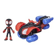 Spidey and His Amazing Friends Marvel Change &#39;N Go Techno-Racer and 4-Inch Miles - £43.15 GBP