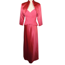 Pink Jacket Maxi Dress Size 14 New with Tags - £93.95 GBP