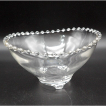 Imperial Glass Three Toed Bowl Candlwick Clear 6.5&quot; x 5.5&quot; Clear Glass 1... - $28.70