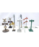 8 Prewar Street Lamps, Signals, &amp; Clock - $81.22 CAD