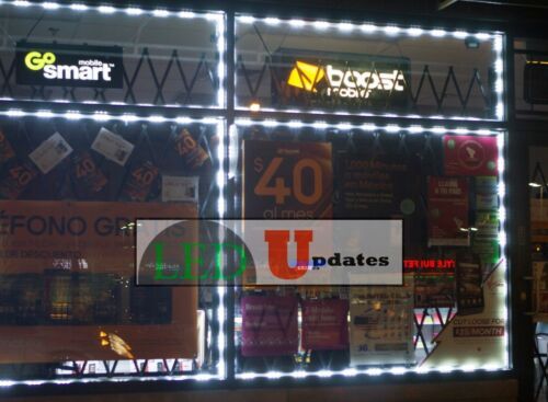 LEDUPDATES 20FT STOREFRONT White LED LIGHT 5050 MODULE with UL power supply
