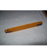 Vintage Wooden Folding Meter Yardstick Ruler - cm & inches - Wien Vienna Austria - $16.82