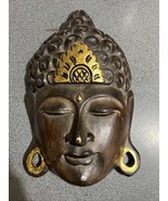 buddha wooden face mask handmade - £47.38 GBP