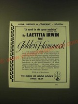 1951 Little, Brown &amp; Company Ad - A novel in the great tradition - $18.49