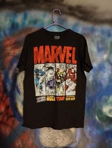 Marvel - Graphic T-Shirt-Men’s Size Medium Thor Hulk Iron man Captain Am... - £9.58 GBP