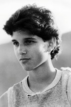 Ralph Macchio 24x36 inch Poster Karate Kid B/W in Sport Vest - £23.69 GBP