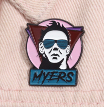 MICHAEL MYERS Enamel Pin ☆ 80&#39;s Vintage Horror Badge ♡ Scary Halloween M... - $10.00