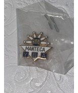 Vintage Manteca California Bowling Enamel Pin YBA #250 - £4.60 GBP