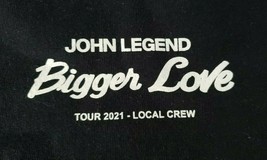 JOHN LEGEND T-SHIRT 4XL NEW Local Crew Bigger Love Tour RARE 2021 FREE S... - £19.07 GBP