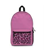 Pink Leopard Print Backpack | Stylish School Bag, Trendy Laptop Carrier,... - $52.37