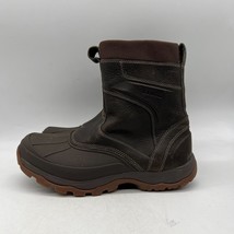 LL Bean Storm Chaser 5 Mens Brown Zipper Ankle Waterproof Snow Boots Size 12 M - £27.68 GBP