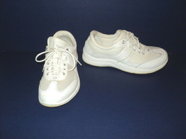 Ryka Size 9 Walking Shoes Ortholite Technology White Leather &amp; Fabric A8... - £22.87 GBP