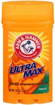 ARM &amp; HAMMER ULTRAMAX Anti-Perspirant Deodorant Invisible Solid Fresh 2.80 oz (P - £35.87 GBP