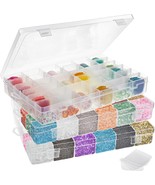 3 Pack Jewelry Organizer Box For Earrings, Clear Plastic Bead Storage Co... - €29,45 EUR