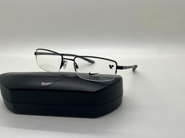 NEW NIKE NK 4292 001 SATIN BLACK OPTICAL Eyeglasses FRAME 53-19-145MM - £46.39 GBP