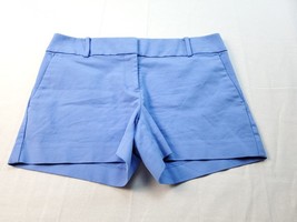 Ann Taylor LOFT Shorts Womens Size 2 Blue Cotton Blend Pockets Pull On - £11.08 GBP