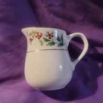 Gibson Designs CHRISTMAS CHARM-DELIGHT-HOLIDAY-HARMONY Creamer Holly Berry - $14.85