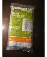 Frost King Storm Window Kit 4 Sheets 1.25 Mil Clear Polyethylene - $25.58 CAD