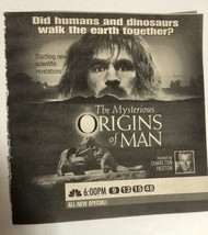 The Mysterious Origins Of Man Vintage Tv Guide Print Ad  Charlton Heston TPA24 - £4.73 GBP