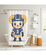 Ronnie the Rammin Ram Shower Curtain by Dancing Littles Jungle - $56.06 CAD