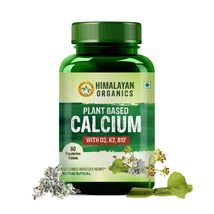 Plant Based Calcium 650 mg Supplement For Better 60 Veg Tablets Healthy Bones  - £20.55 GBP