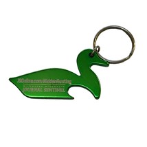 Milwaukee Journal Sentinel Keychain Bottle Opener Charm Souvenir Collector - £7.86 GBP