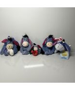 Collection 5  Disney Eeyore Plushies From Disney Store Mint Condition - $26.70