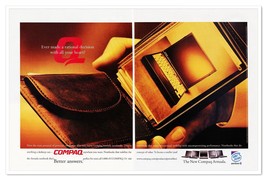 Compaq Armada Notebook Computer Vintage 1998 2-Page Print Magazine Ad - £9.79 GBP